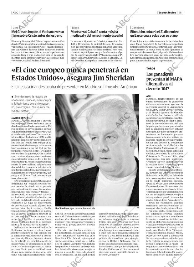 ABC MADRID 03-12-2003 página 65