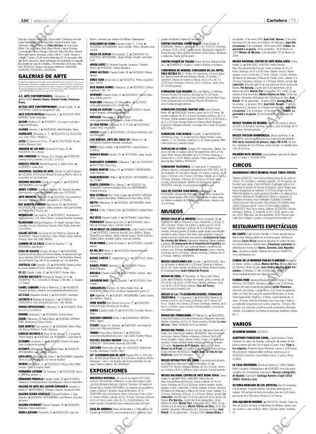 ABC MADRID 03-12-2003 página 73