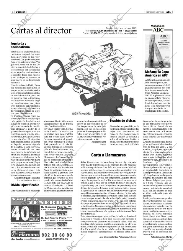 ABC MADRID 03-12-2003 página 8