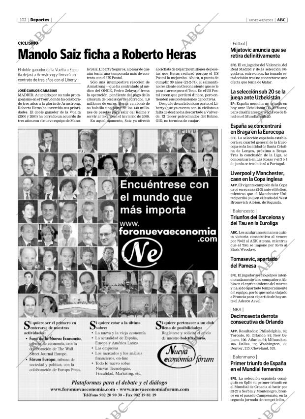 ABC MADRID 04-12-2003 página 102