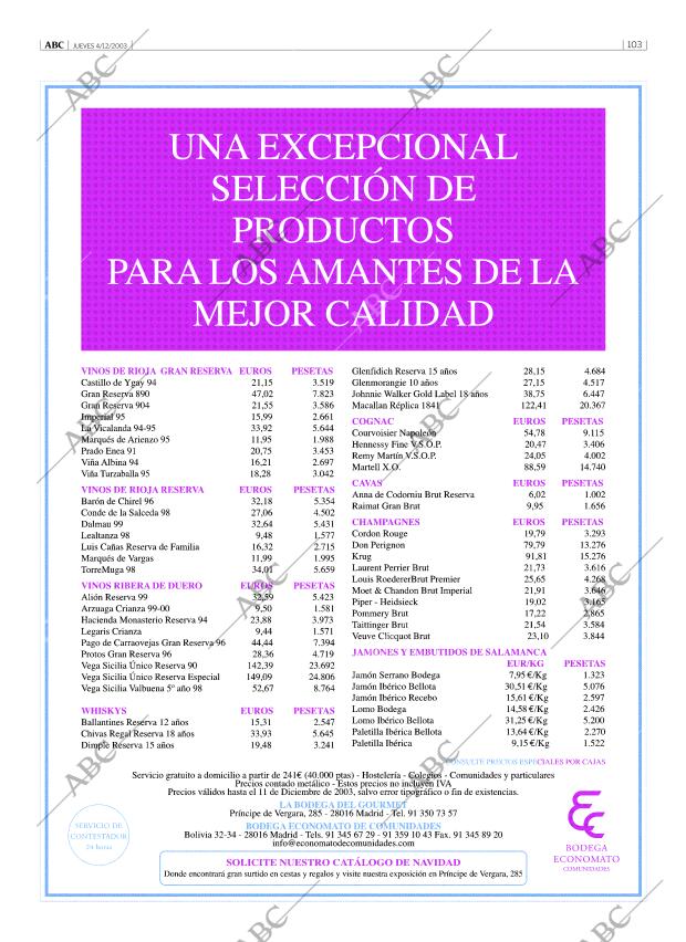ABC MADRID 04-12-2003 página 103