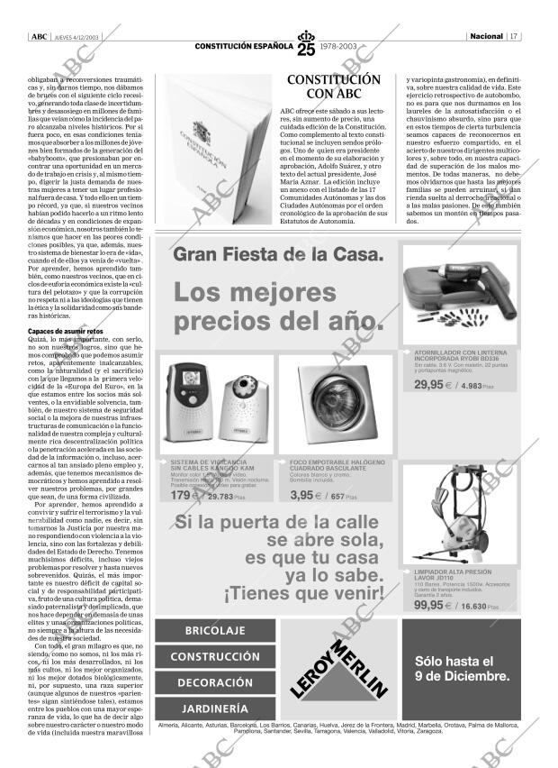 ABC MADRID 04-12-2003 página 17
