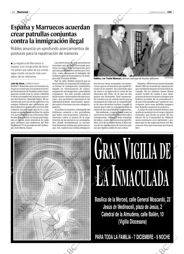 ABC MADRID 04-12-2003 página 24