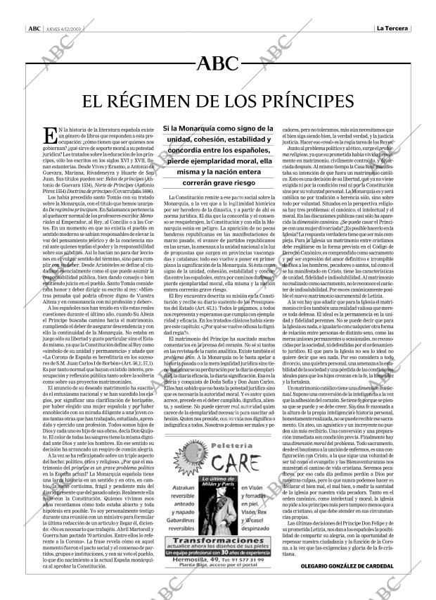 ABC MADRID 04-12-2003 página 3