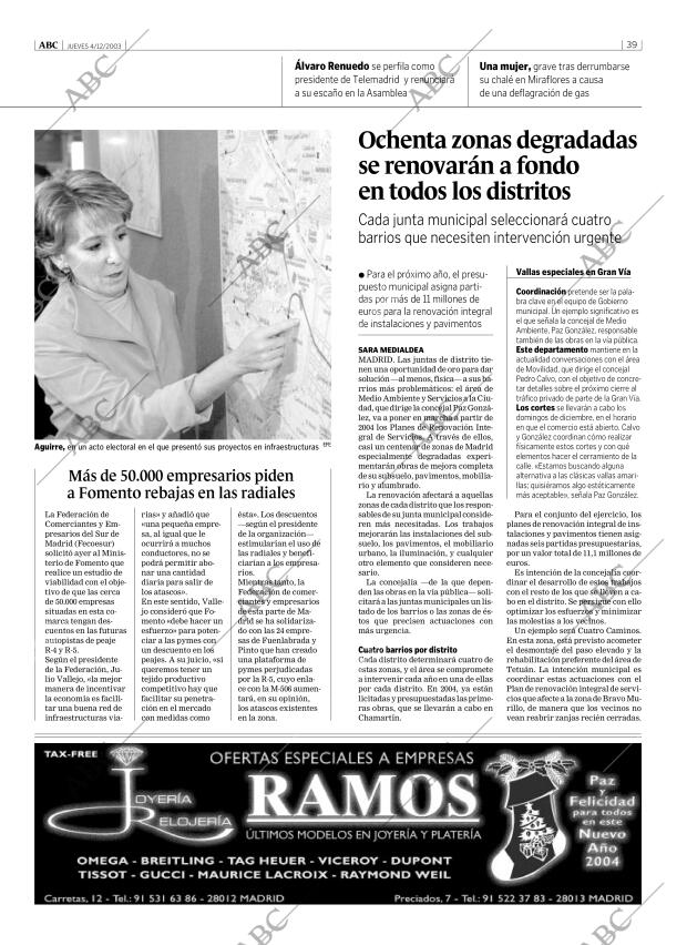ABC MADRID 04-12-2003 página 39