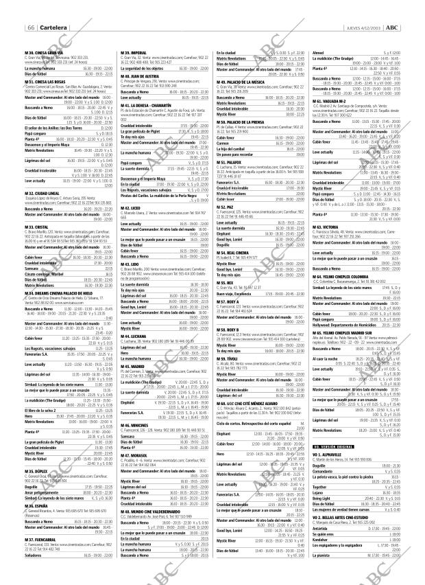 ABC MADRID 04-12-2003 página 66