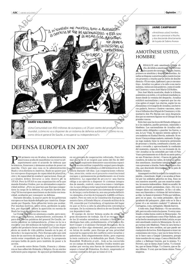 ABC MADRID 04-12-2003 página 7