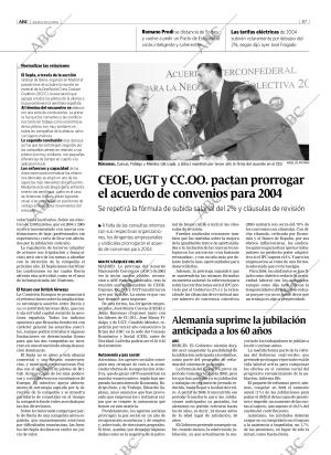 ABC MADRID 04-12-2003 página 87