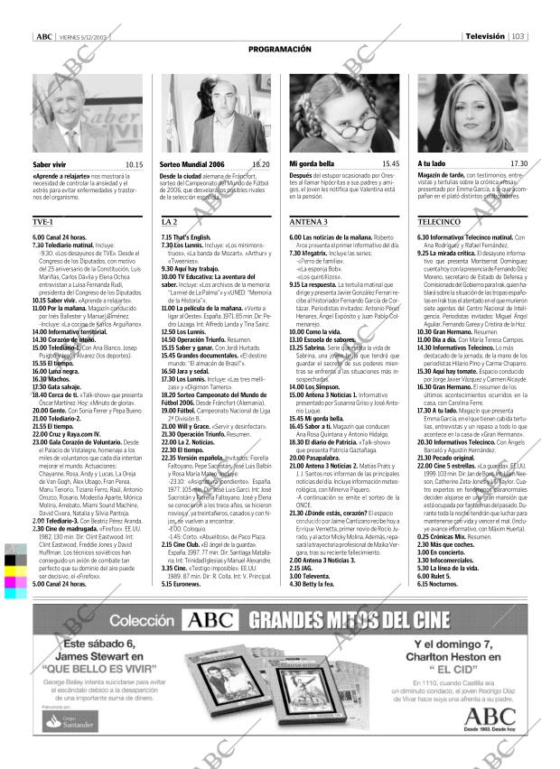 ABC MADRID 05-12-2003 página 103