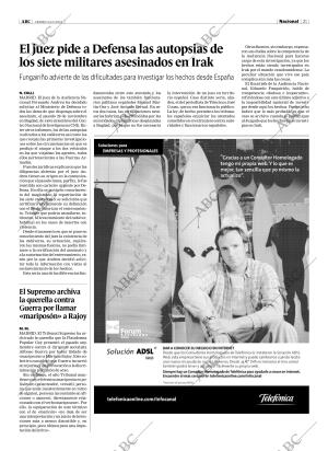 ABC MADRID 05-12-2003 página 21