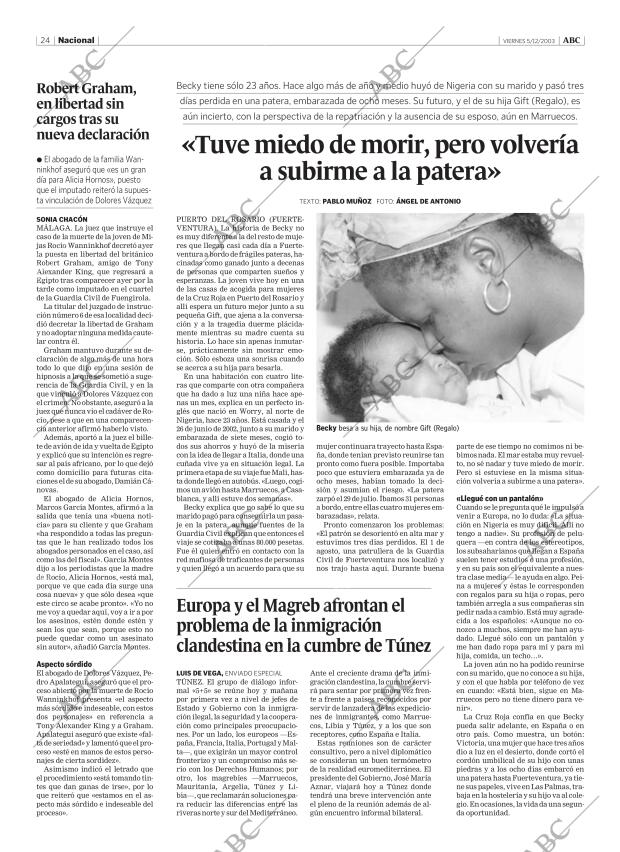 ABC MADRID 05-12-2003 página 24