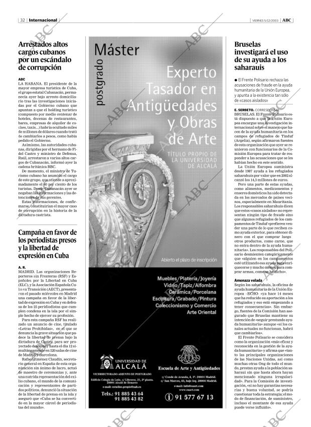 ABC MADRID 05-12-2003 página 32