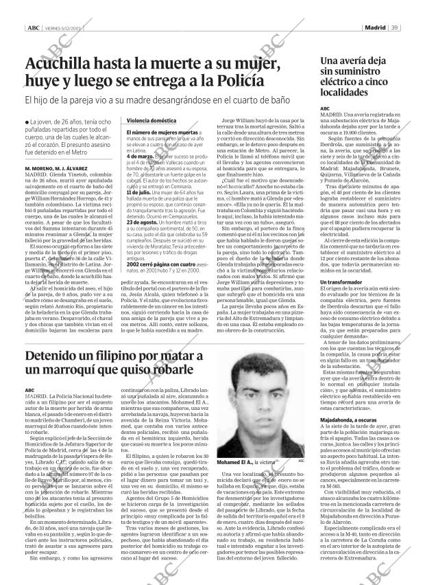 ABC MADRID 05-12-2003 página 39