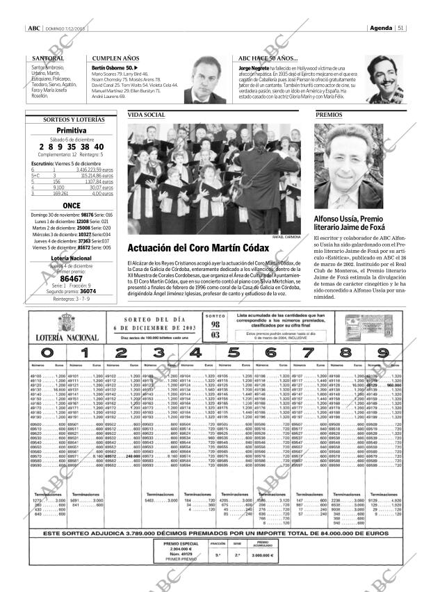 ABC CORDOBA 07-12-2003 página 51