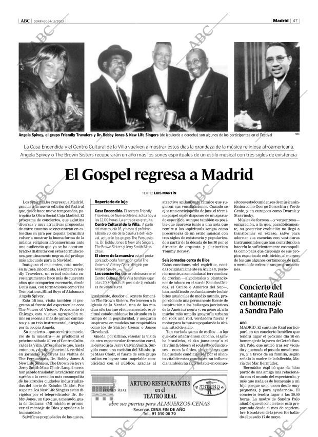 ABC MADRID 14-12-2003 página 47