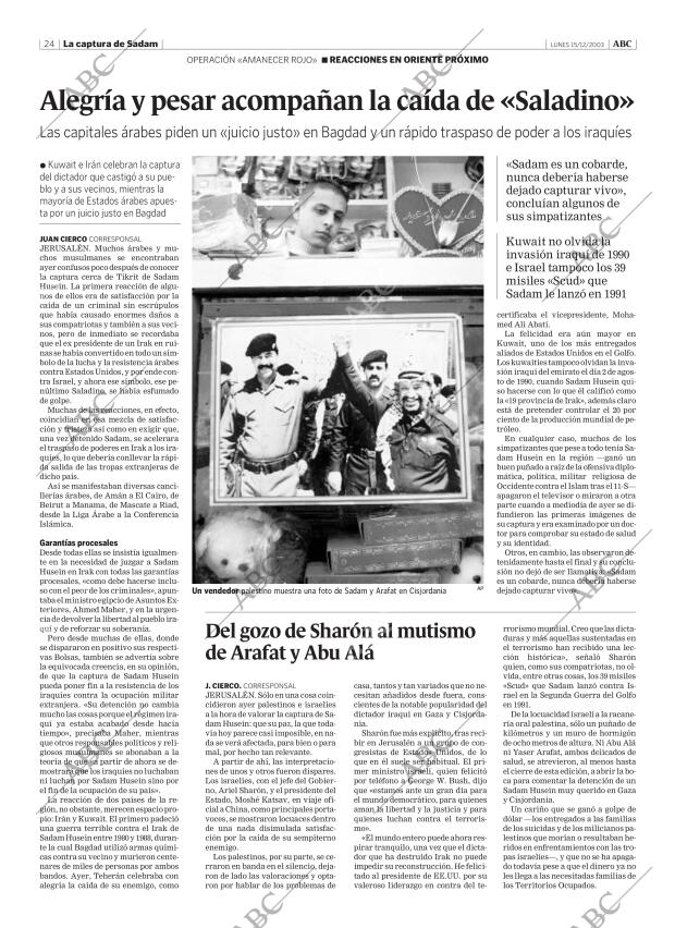 ABC MADRID 15-12-2003 página 24