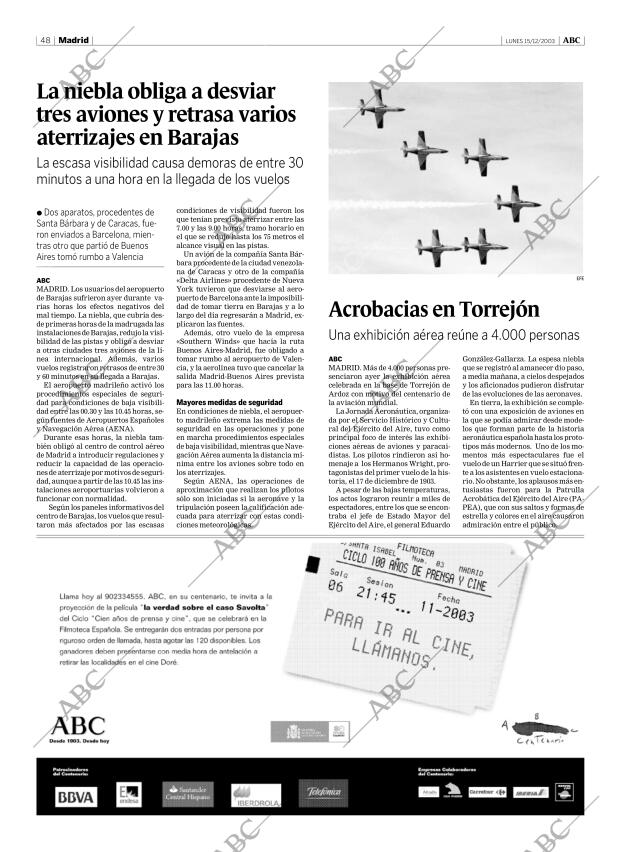 ABC MADRID 15-12-2003 página 48