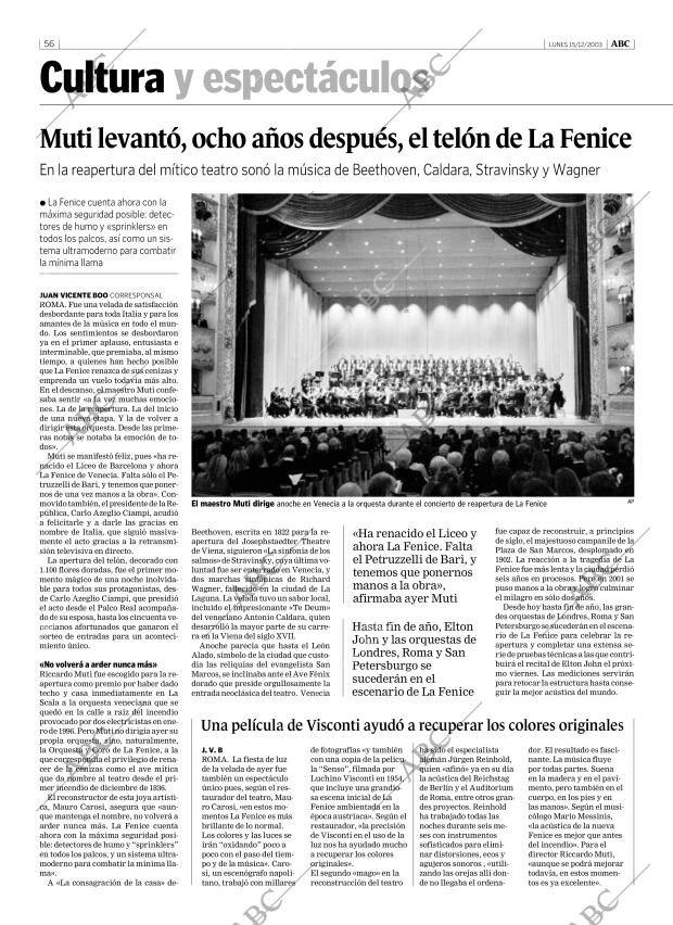 ABC MADRID 15-12-2003 página 56