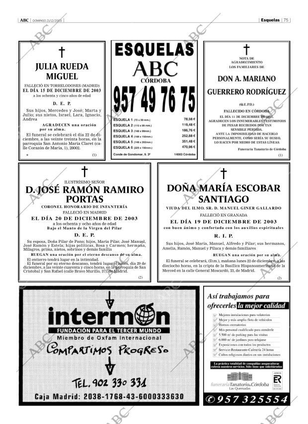 ABC CORDOBA 21-12-2003 página 75