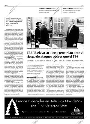 ABC MADRID 22-12-2003 página 23