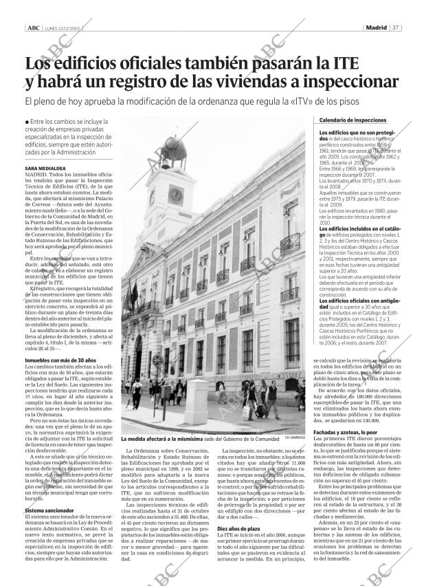 ABC MADRID 22-12-2003 página 37