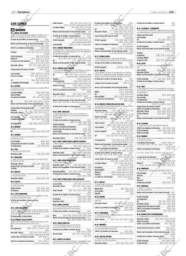 ABC MADRID 22-12-2003 página 60