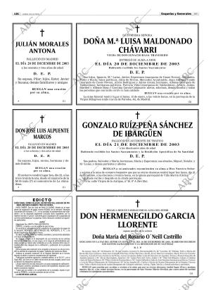 ABC MADRID 22-12-2003 página 69
