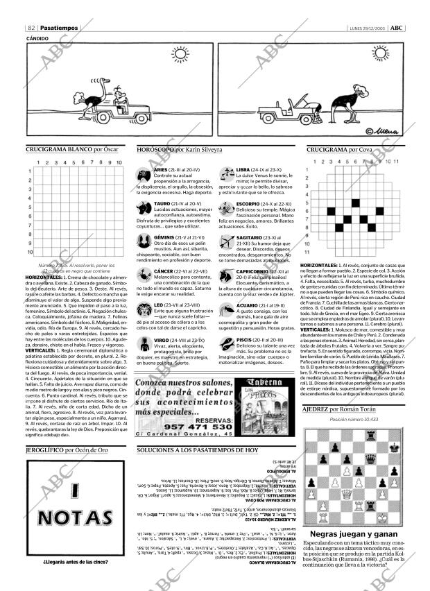 ABC CORDOBA 29-12-2003 página 82