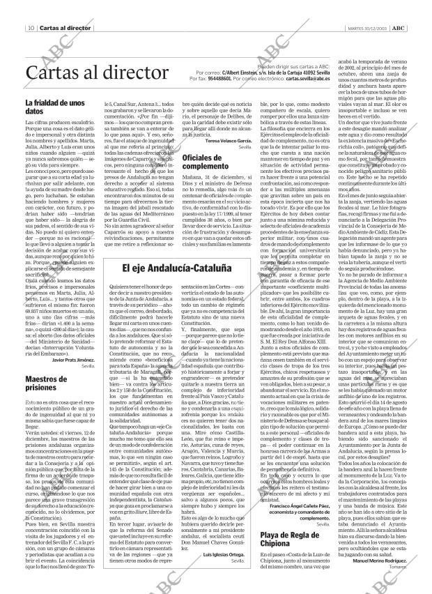ABC SEVILLA 30-12-2003 página 10