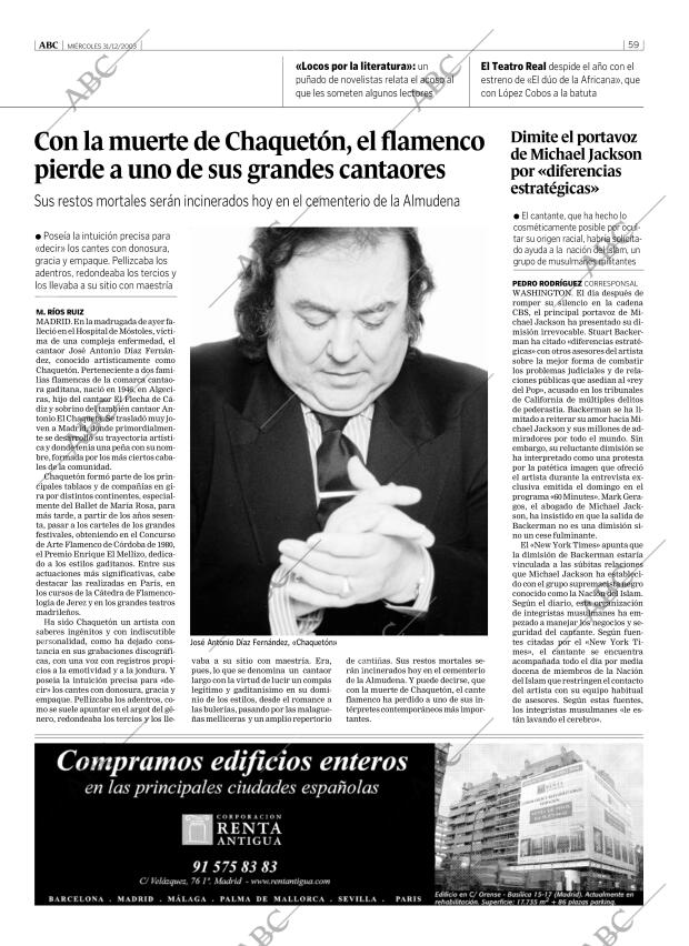 ABC MADRID 31-12-2003 página 59