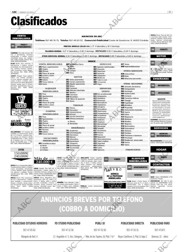 ABC CORDOBA 03-01-2004 página 61
