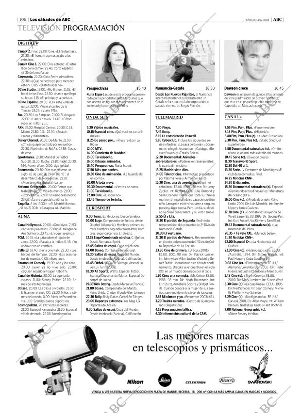 ABC MADRID 03-01-2004 página 106