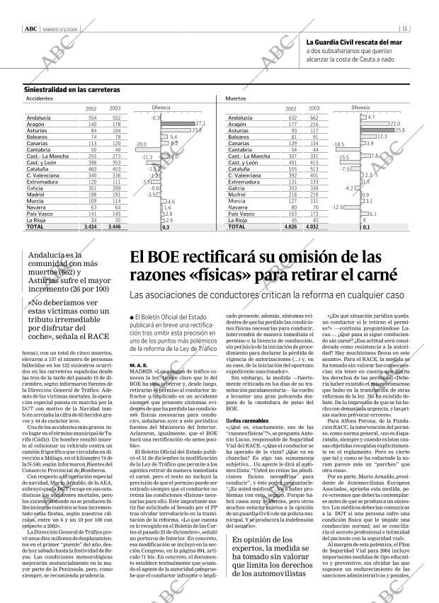 ABC MADRID 03-01-2004 página 11