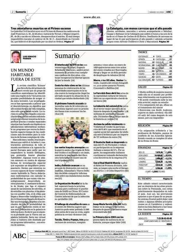 ABC MADRID 03-01-2004 página 2