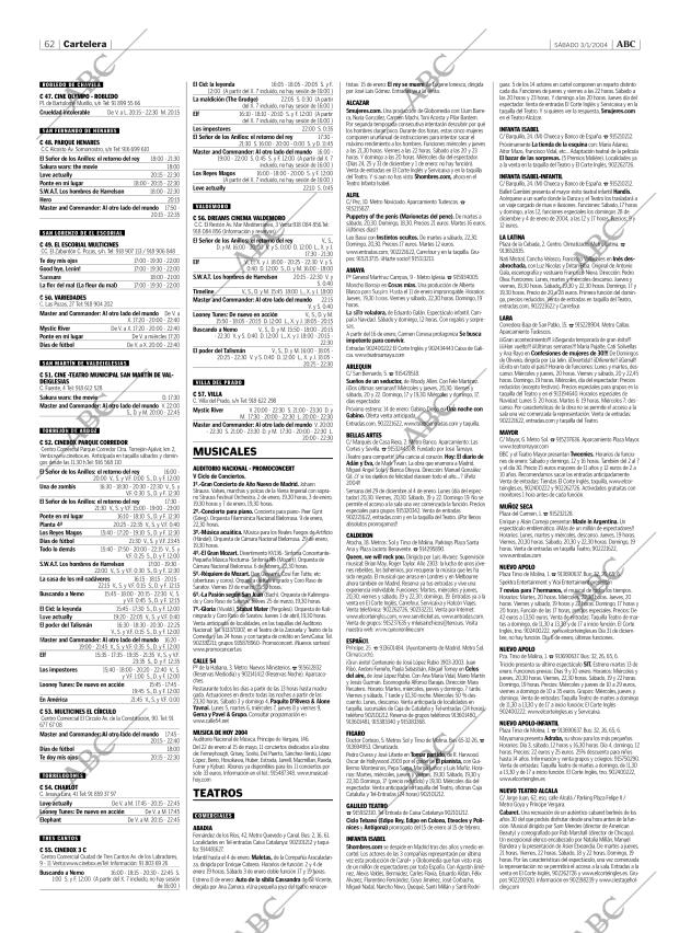 ABC MADRID 03-01-2004 página 62