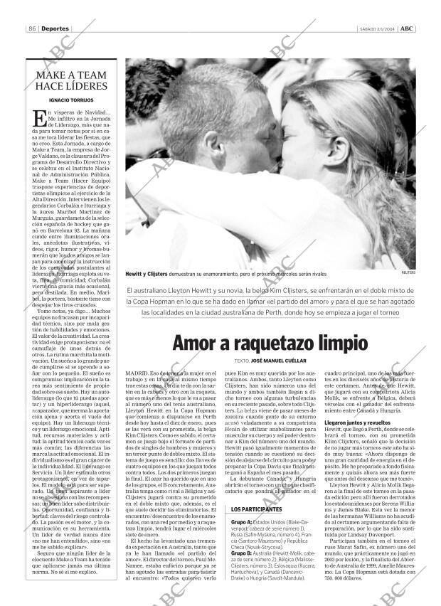 ABC MADRID 03-01-2004 página 86