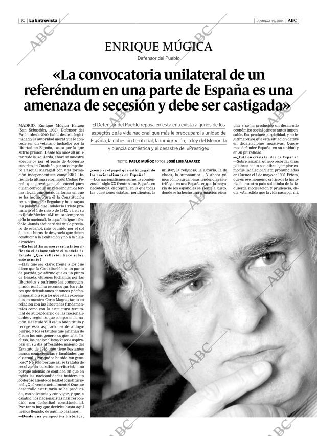 ABC MADRID 04-01-2004 página 10