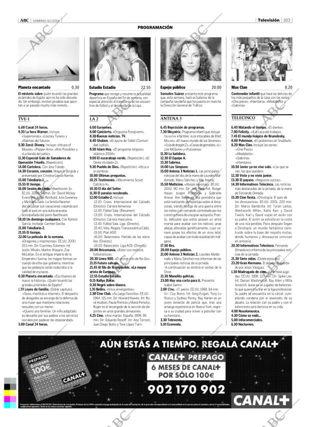 ABC MADRID 04-01-2004 página 103