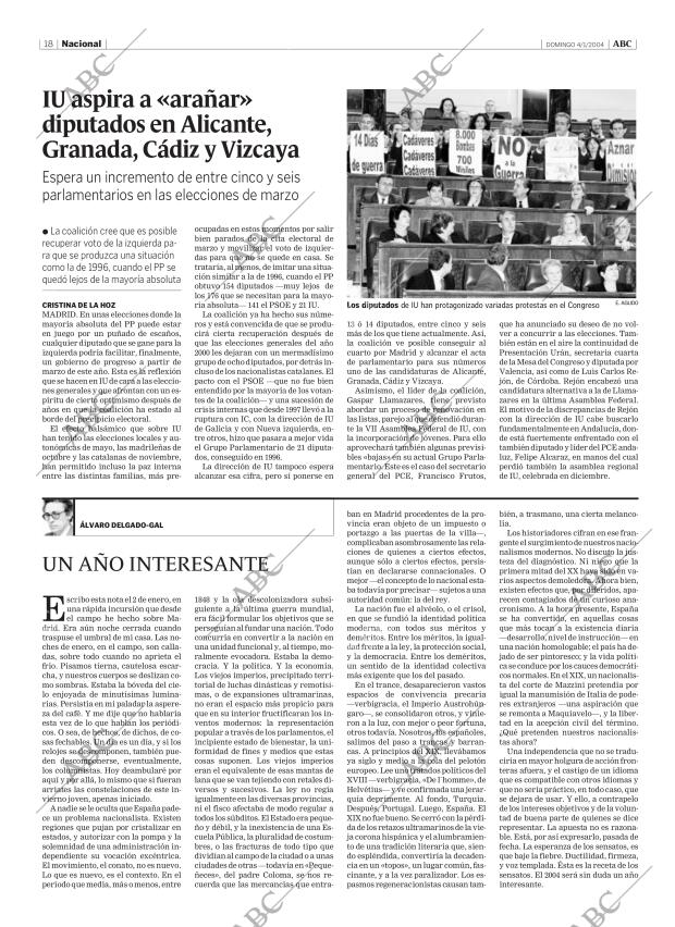 ABC MADRID 04-01-2004 página 18