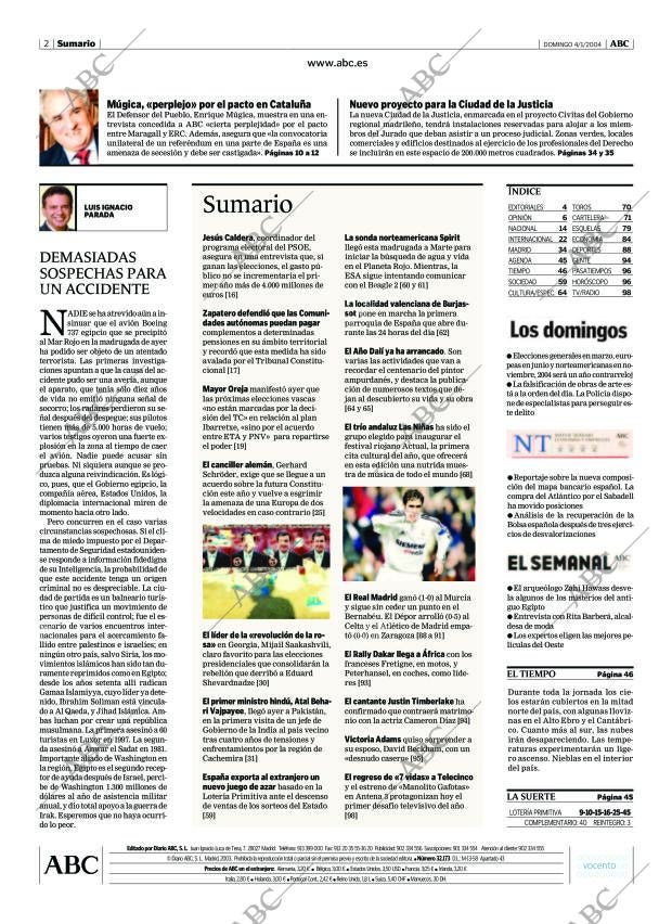 ABC MADRID 04-01-2004 página 2