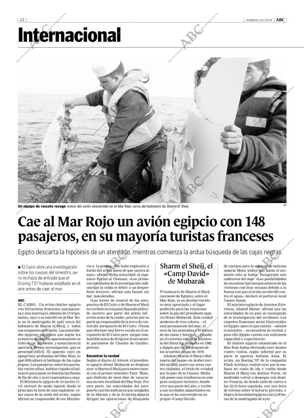 ABC MADRID 04-01-2004 página 22