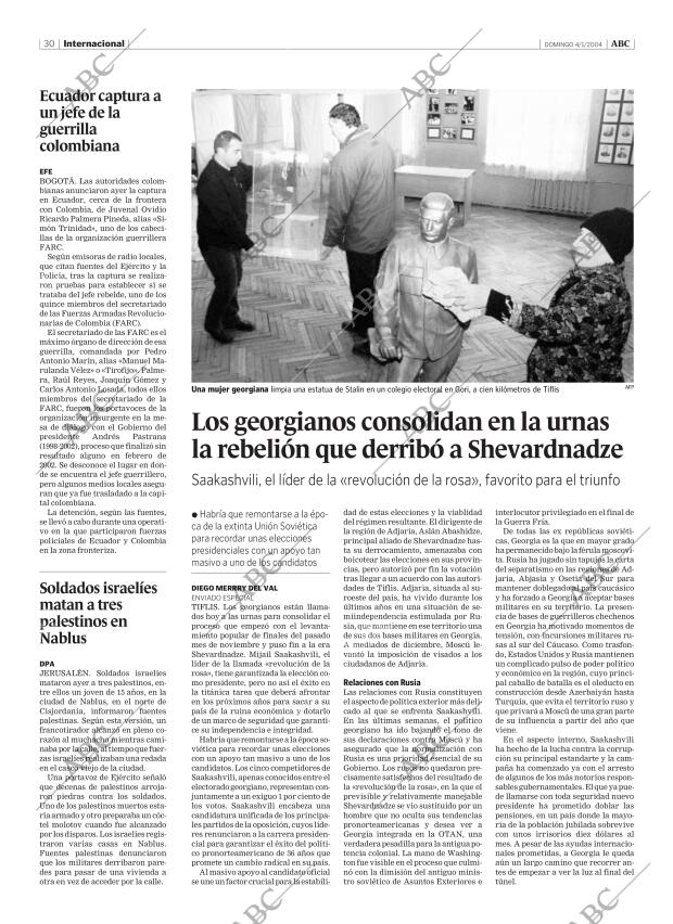 ABC MADRID 04-01-2004 página 30