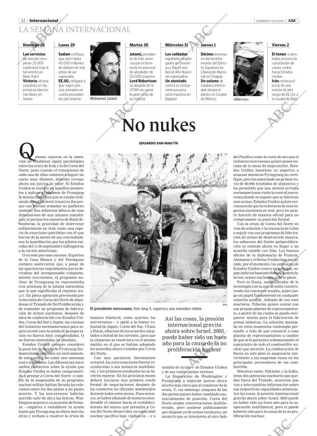 ABC MADRID 04-01-2004 página 32