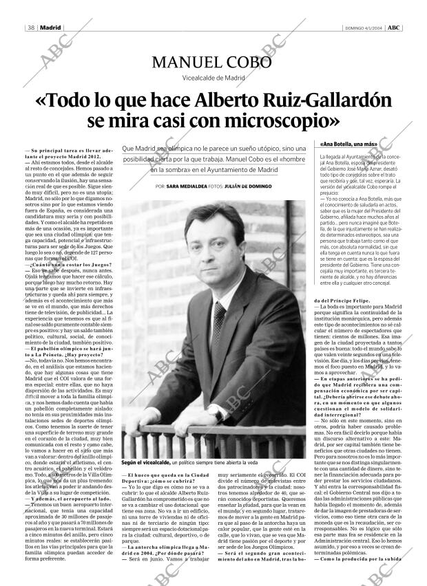 ABC MADRID 04-01-2004 página 38