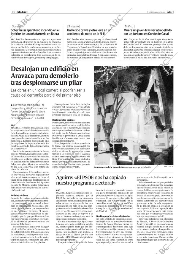 ABC MADRID 04-01-2004 página 40