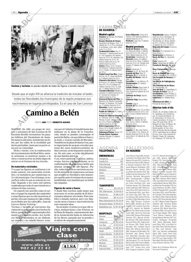 ABC MADRID 04-01-2004 página 44