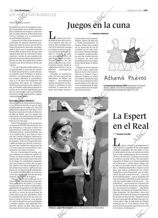 ABC MADRID 04-01-2004 página 50