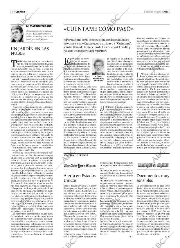 ABC MADRID 04-01-2004 página 6