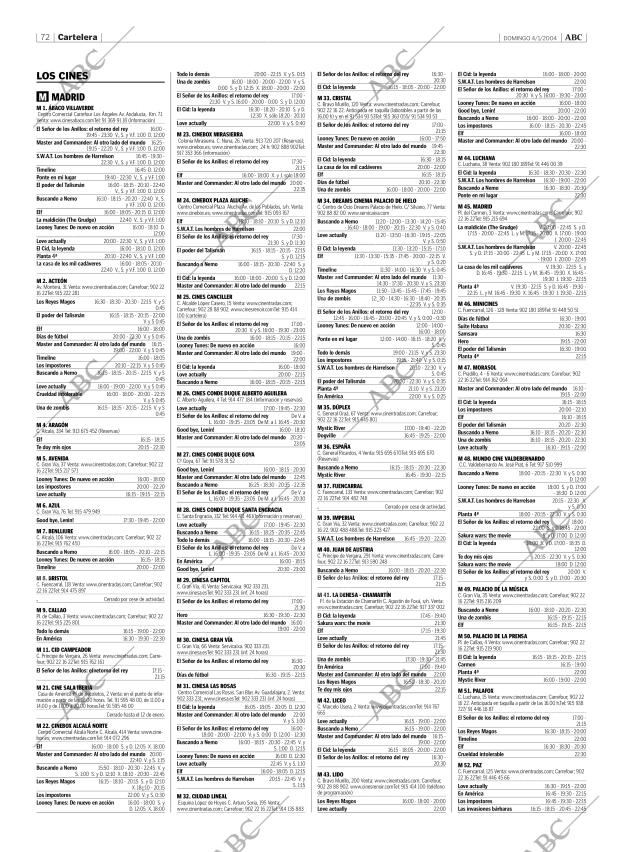 ABC MADRID 04-01-2004 página 72