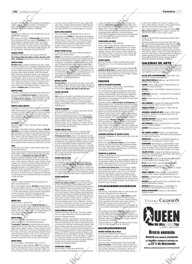 ABC MADRID 04-01-2004 página 77